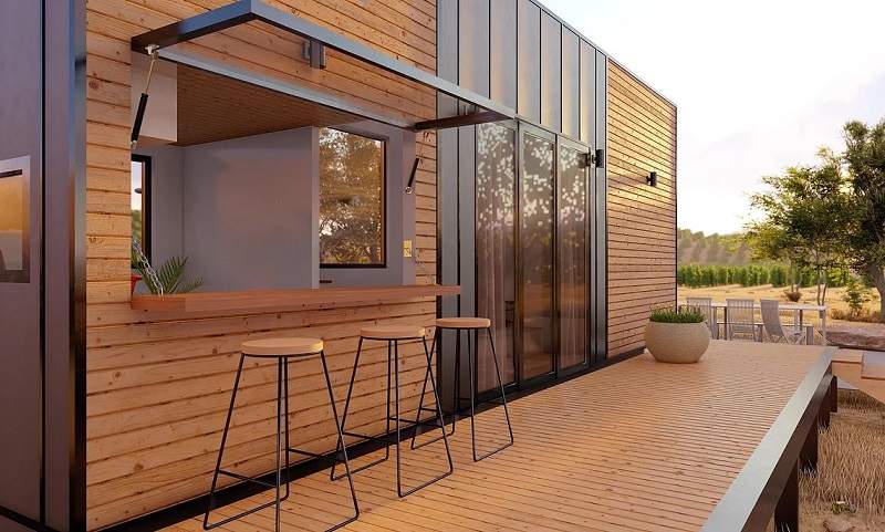 Tiny House moderne avec Terrasse LOFT